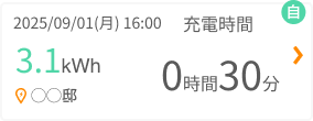 充電履歴